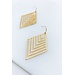 Chevron Drop Earrings