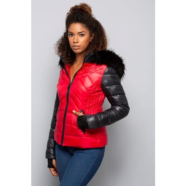 Red Hooded Jacket