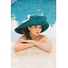 The Nicole Turquoise Straw Hat