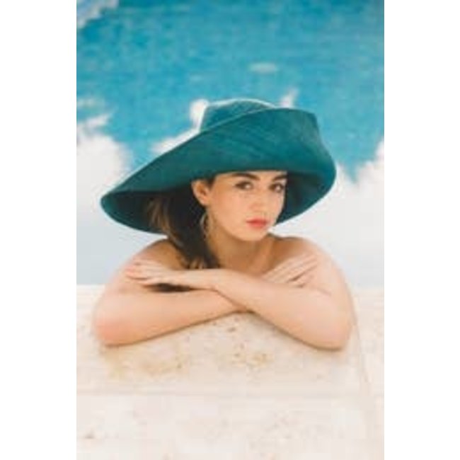 The Nicole Turquoise Straw Hat