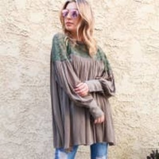 Lace Tunic Top