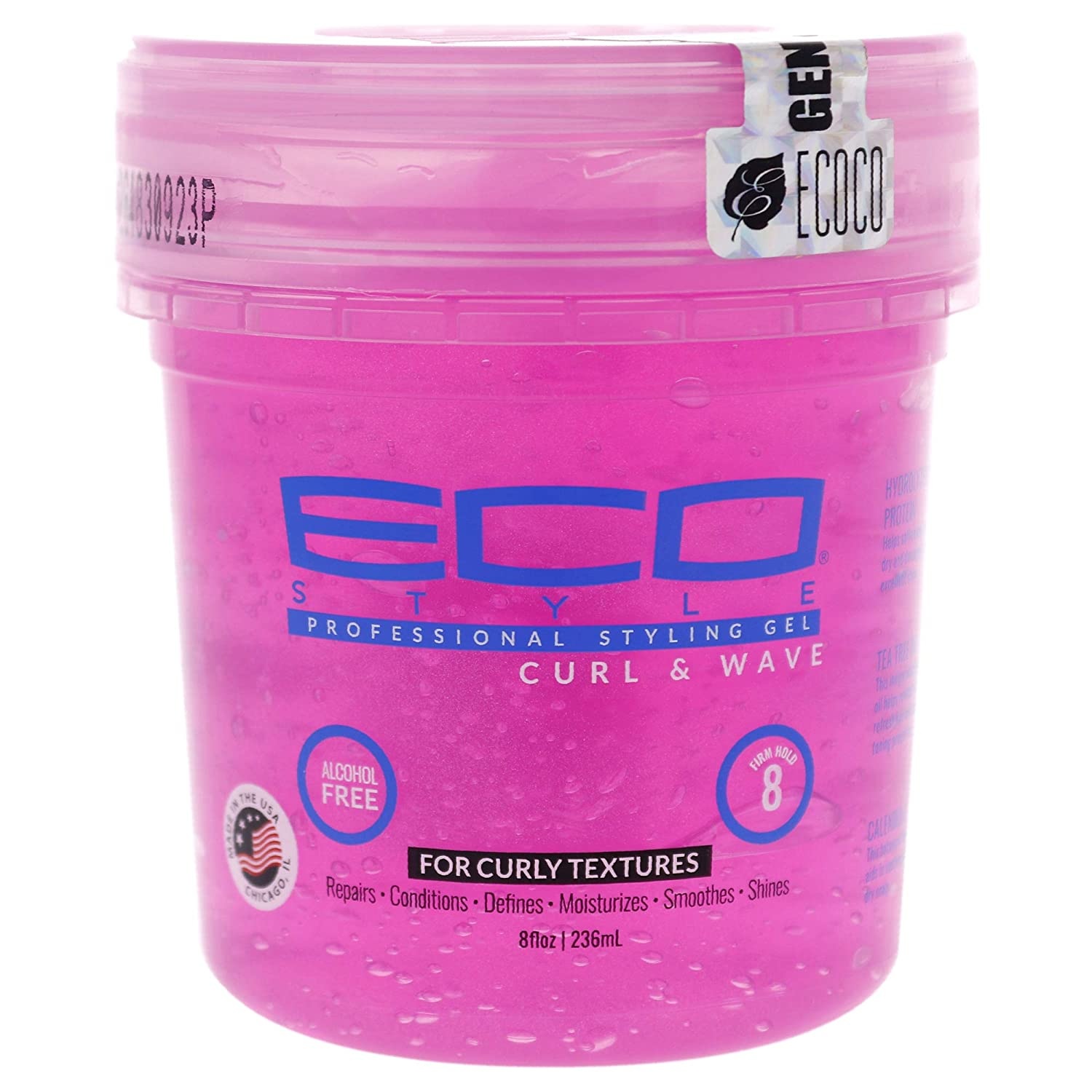 Eco Styling Gel 8oz. Curl & Wave Black Beauty & Supply