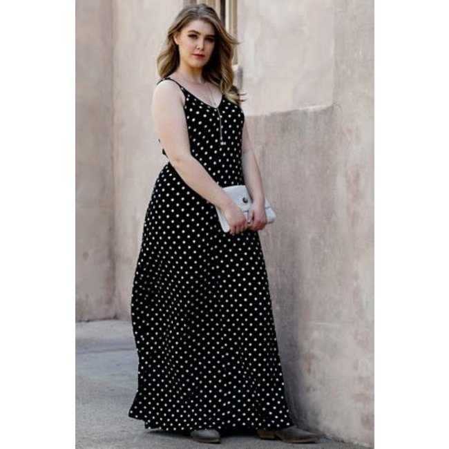 Maxi Dress-Plus with Pockets