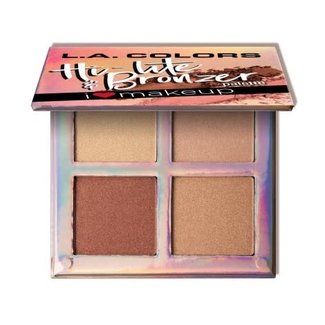 L.A. Colors LA Colors I Heart Makeup Hi-Lite & Bronzer Palette-