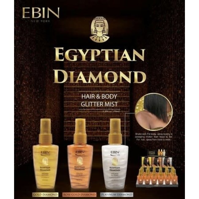 Ebin Egyptian Diamond Hair & Body Glitter Mist
