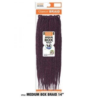 Medium Box Braids 14"