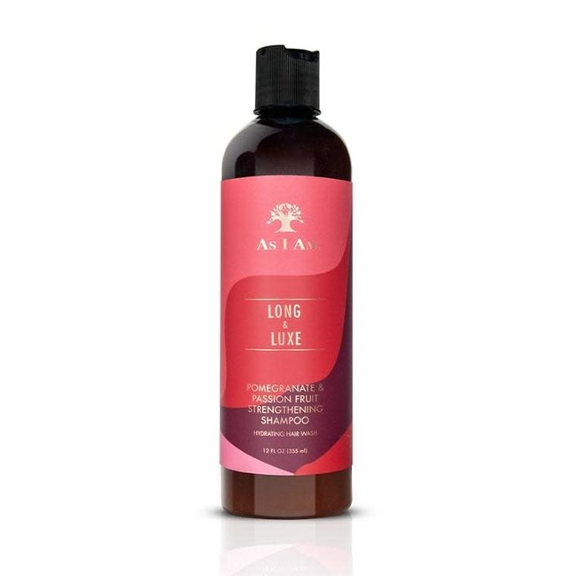 As I AM Long & Luxe 12oz Pomegr & Passion Shampoo Strengthening