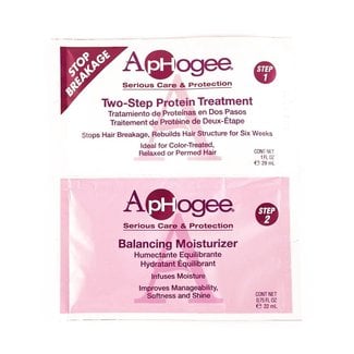 Aphogee Two Step Protein Treatment/ Balancing Moisturizer pk