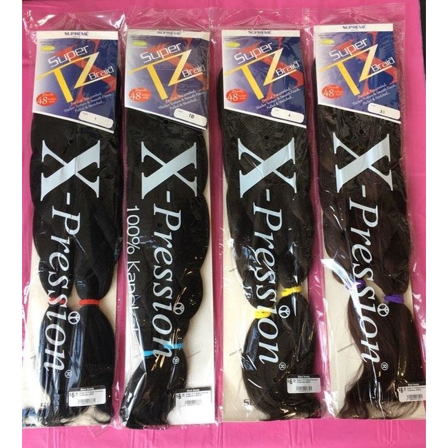2X X-Pression Pre-Stretched Braid 48" Color 4