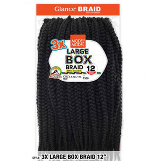 G/B 3X LARGE BOX BRAID 12"
