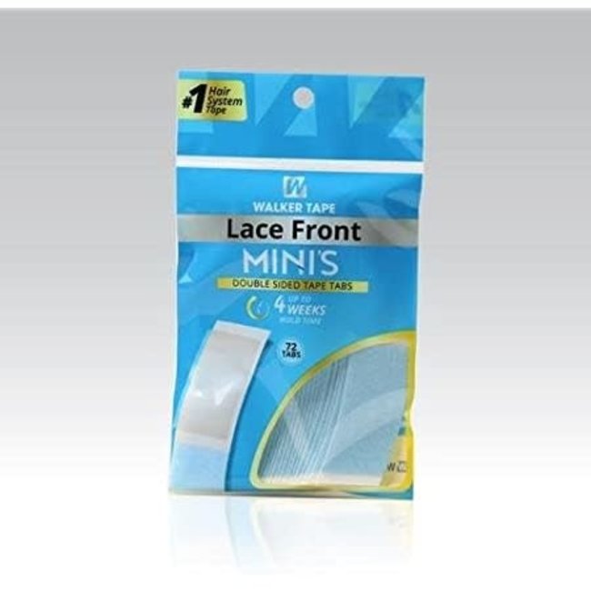 Walker Lace Front Support Tape Contours and Minis Mini Strips 72pk