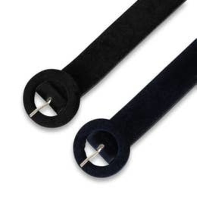 Velvet Round Buckle Belt