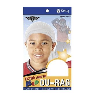King J Extra Long Tie DuRag Kids Assorted Colors