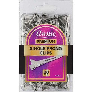 Annie Premium Single Prong Clips 80ct