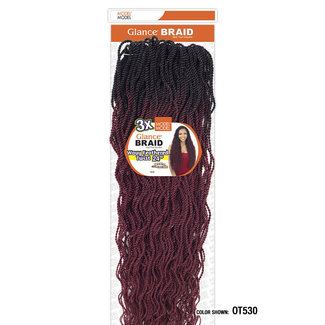 Wavy Feathered Twist 24"