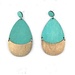 Tear Drop Earring-Lake Blue Retro