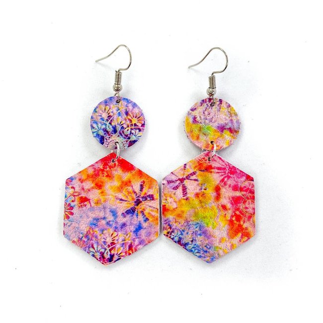 Leather Braided Earrings