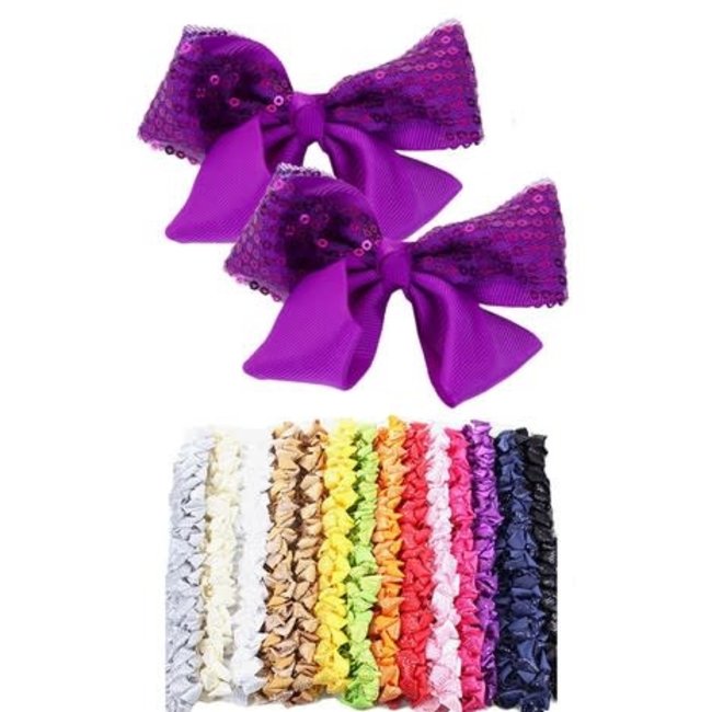 Sequin Bow 3.5"