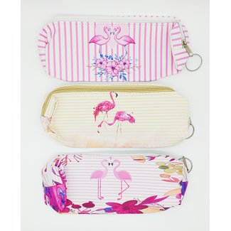 Flamingo Pattern Pencil Pouch