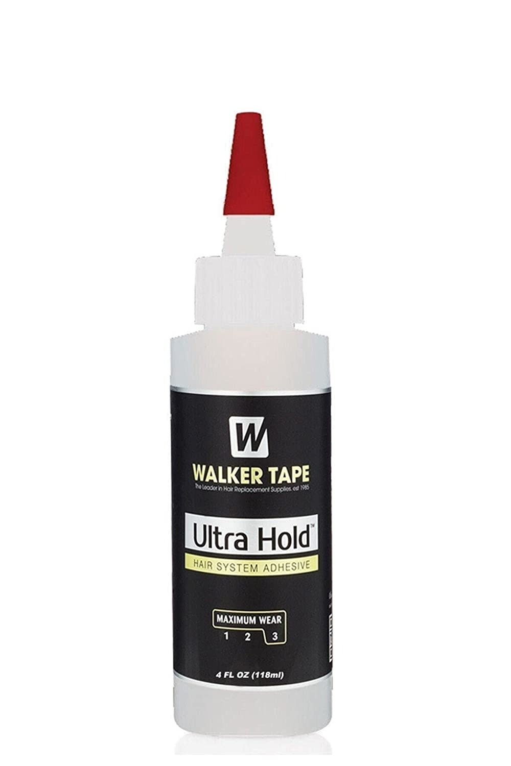 Walker Tape Ultra Hold Nozzle Top Adhesive 4oz - Black Beauty & Supply