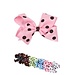 6" Polka dot hair bow