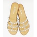 Clear/ Silver Slipper Sandals