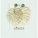 Large Monstera Earrings