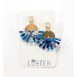 Blue Fantail Earrings