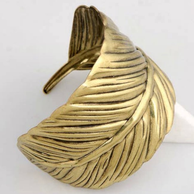 Vintage Leaf Bangle