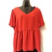 Ruffle Red Babydoll Top