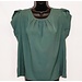 Rauched Solid Color Relaxed Top