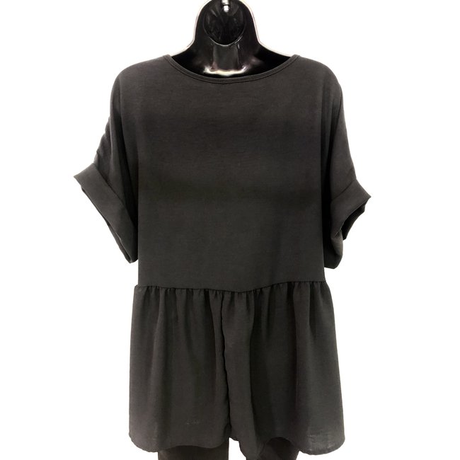 Babydoll V-Neck Tunic Top