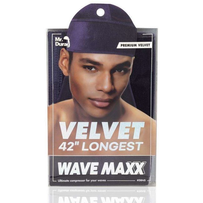 Mr Durag Velvet Black 42" Longest