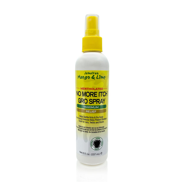 Jamaican Mango & Lime No More Itch Gro Spray Maxium Relief 16oz