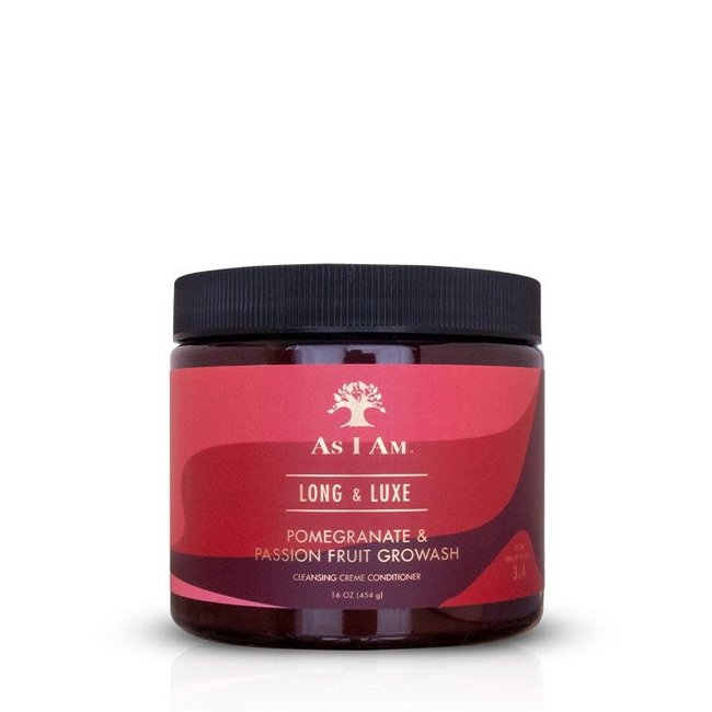 As I AM Long & Luxe 12oz Pomegr & Passion Growash