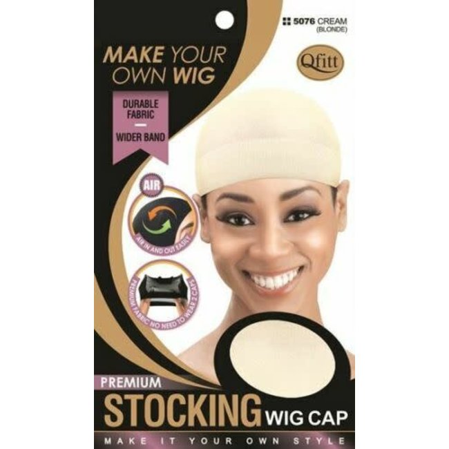 Premium Stocking Wig Cap Cream/Blonde