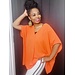 Orange V NeckTunic