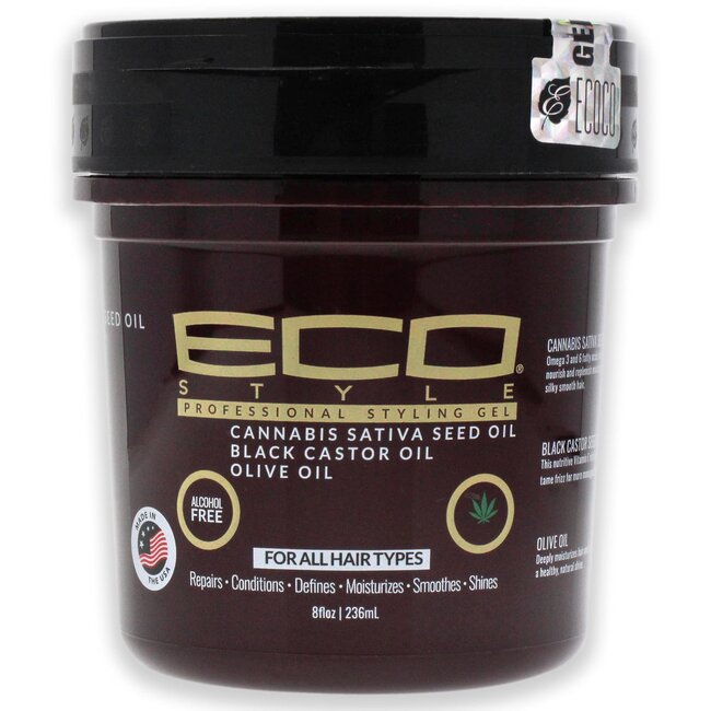 Eco Styling Gel 8oz. Cannabis
