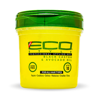 Eco Styling Gel Black Castor Oil & Avocado Oil 8oz