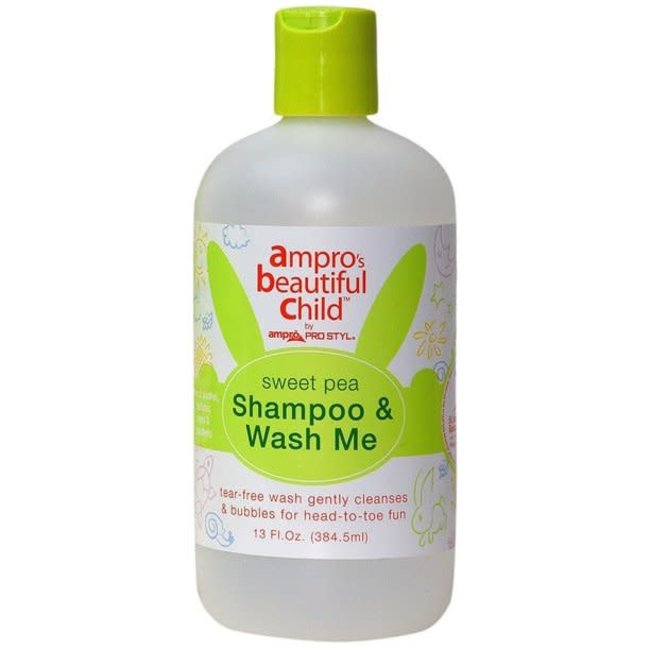 Ampro Beautiful Child Sweet Pea Shampoo & Wash Me 13oz