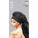 Lux Luxury Silky Satin Braid Bonnet Onyx