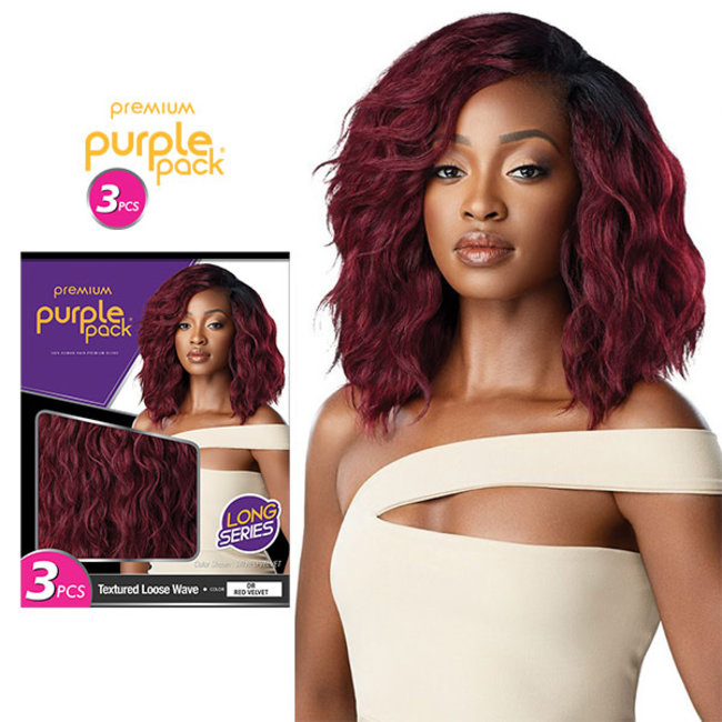 Purple Pack Long 3PCS Textured Loose Wave