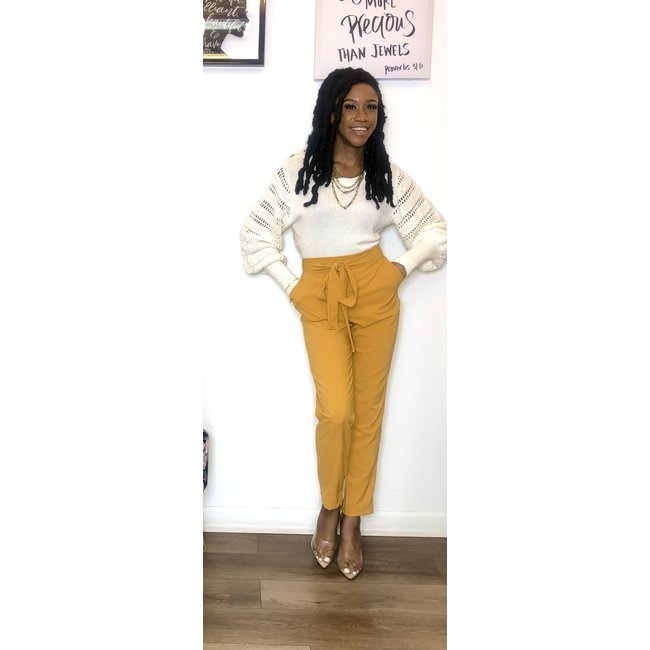 Crochet Puff Sweater