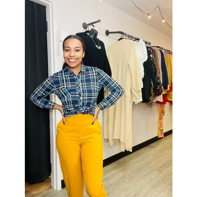 Plaid Shirt Button Down