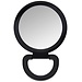 Handheld & Stand 2 Sided Mirror 6" x 10" Black