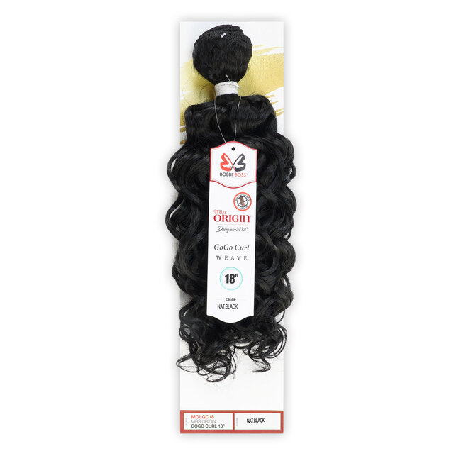 Bobbi Boss Miss Orgin GoGo Curl Weave Bundle 18 - Black Beauty & Supply