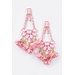 Flower Rhinestone Earrings