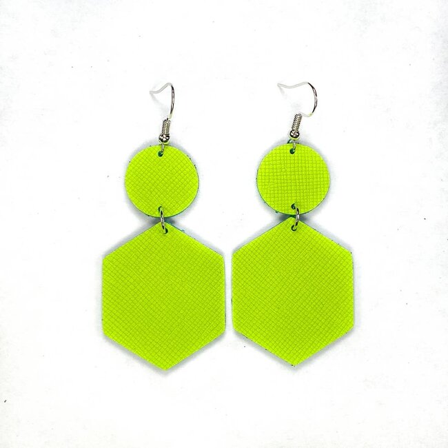 Leather Braided Earrings