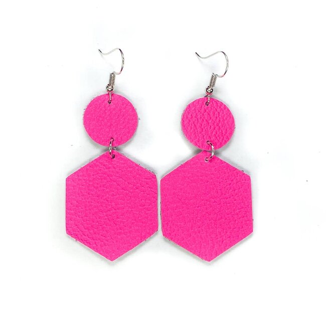 Leather Braided Earrings