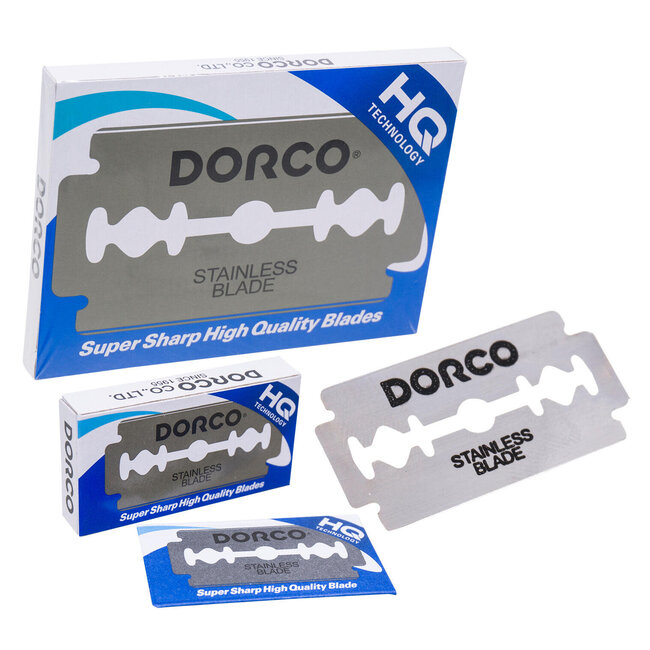 Dorco Double Edge Blades 10Pc (10Pk)-blue